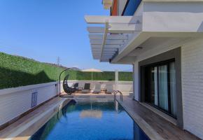 Fethiye Karagedikte Çalış olajına yakın havuzlu kiralık Villa Alp