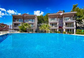 Fethiye Hisarönünde Kiralık Uygun Fiyatlı Apart Suite Nokta Babadağ