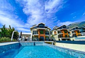 Fethiye Ölüdeniz'de ısıtmalı havuzlu 10 kişilik kiralık villa Pandora A 