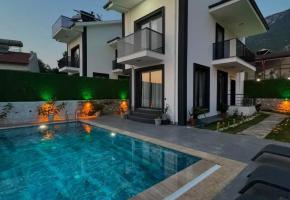 Ölüdeniz’de Özel Havuzlu & Jakuzili 3+1 Kiralık Villa | 6 Kişilik