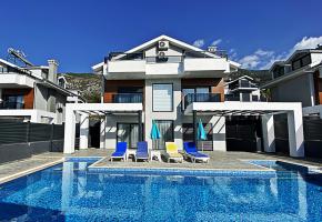 Fethiye Ovacık'ta 8 Kişilik Doğa Manzaralı Özel Havuzlu Yazlık Villa